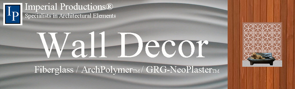wall decor products in ArchPolymer and GRG-NeoPlaster